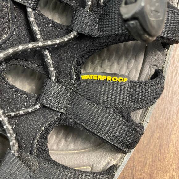 Keen Women’s 7 Black Hiking Sandals Water Outdoor Shoes Closed Toe Secure Fit - Picture 8 of 9